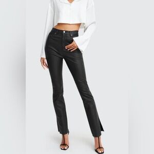 Black Pleather Pants